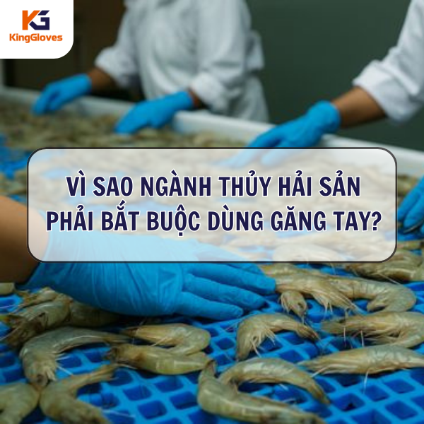 Vì sao ngành thủy hải sản phải bắt buộc dùng găng tay?