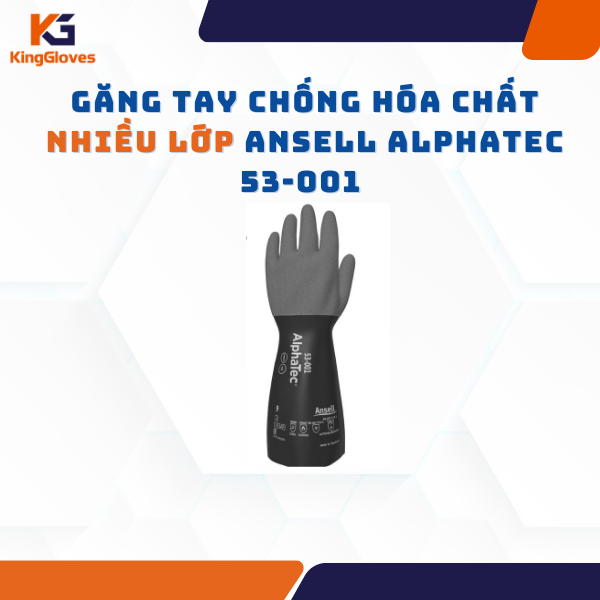 GĂNG TAY CHỐNG HÓA CHẤT NHIỀU LỚP ANSELL AlphaTec 53-001