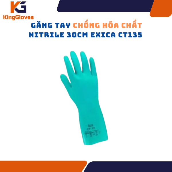 GĂNG TAY NITRILE 30CM EXCIA CT135