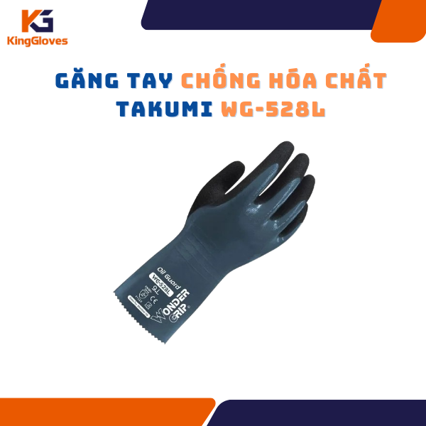 GĂNG TAY CHỐNG HÓA CHẤT TAKUMI WG-528L