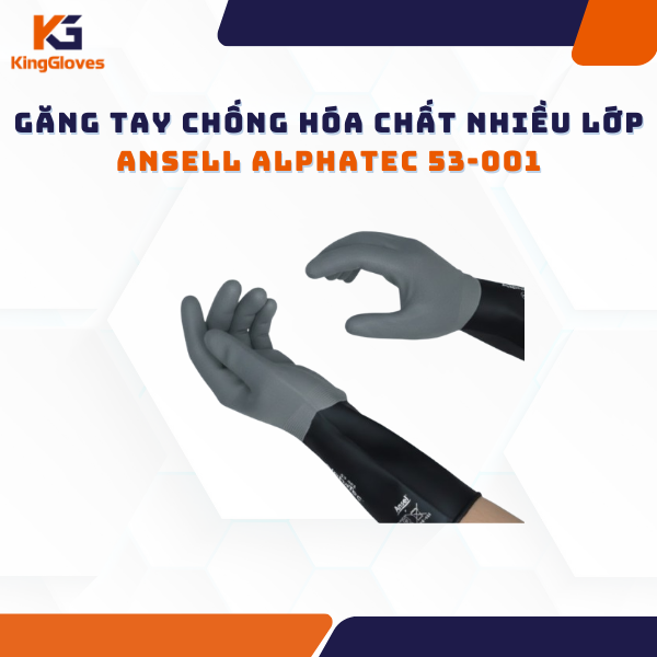 GĂNG TAY CHỐNG HÓA CHẤT NHIỀU LỚP ANSELL ALPHATEC 53-001