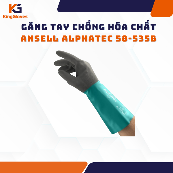 GĂNG TAY CHỐNG HÓA CHẤT ANSELL ALPHATEC 58-535B