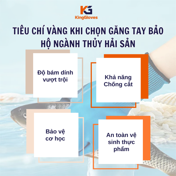 Tiêu Chí Lựa Chọn Găng Tay Bảo Hộ Ngành Thủy Hải Sản