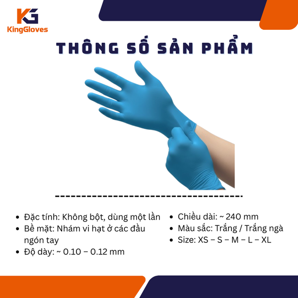 THÔNG SỐ KỸ THUẬT CỦA GĂNG TAY PHÒNG SẠCH ANSELL TOUCHNTUFF 92-670