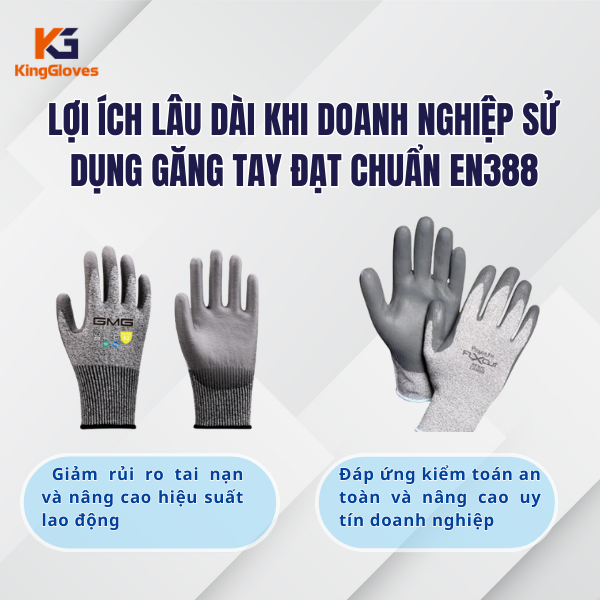 Lợi Ích Khi Sử Dụng Găng Tay Bảo Hộ Theo Tiêu Chuẩn EN388