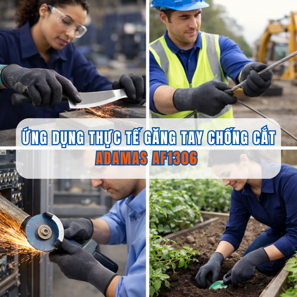 ỨNG DỤNG THỰC TẾ CỦA GĂNG TAY CHỐNG CẮT ADAMAS AF1306