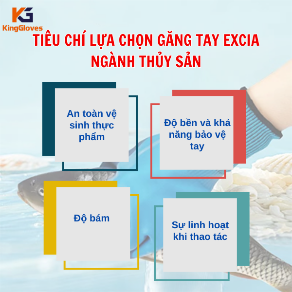 Tiêu chí lựa chọn găng tay chế biến thủy sản đạt chuẩn