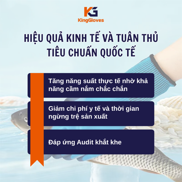 Lợi Ích Khi Trang Bị Đúng Găng Tay Bảo Hộ Ngành Thủy Hải Sản