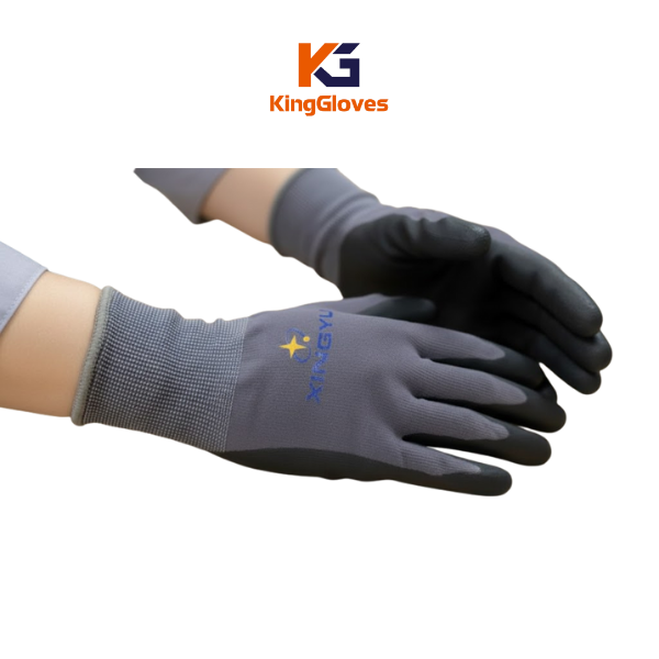 ẢNH CHI TIẾT GĂNG TAY CHỐNG CẮT PHỦ NITRILE XINGYU N2501