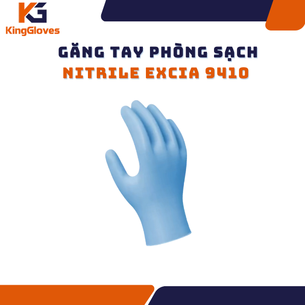 GĂNG TAY PHÒNG SẠCH NITRILE EXCIA 9410