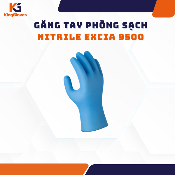 GĂNG TAY PHÒNG SẠCH NITRILE EXCIA 9500