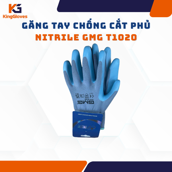 GĂNG TAY CHỐNG CẮT PHỦ NITRILE T1020