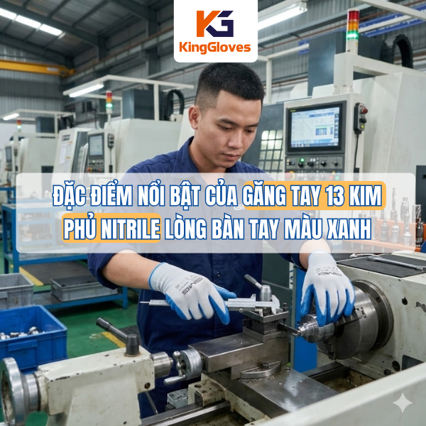 ĐẶC ĐIỂM NỔI BẬT CỦA GĂNG TAY 13 KIM PHỦ NITRILE GMG N1501