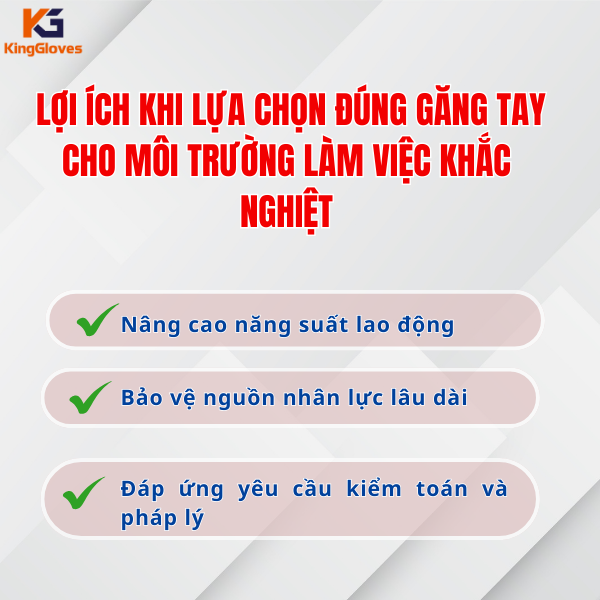 Lợi ích khi đầu tư Găng tay công nghiệp KingGloves cho doanh nghiệp